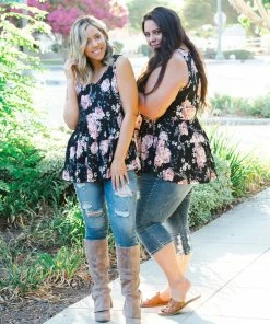 Boutique Simplified Tiered Vintage Floral Babydoll