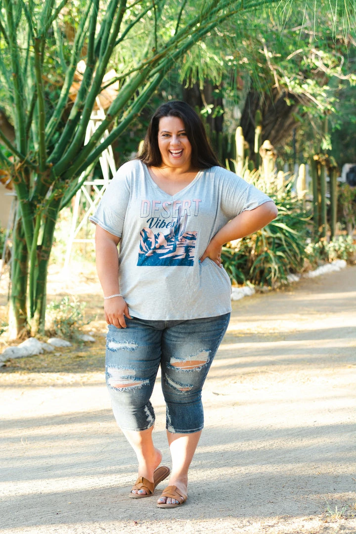 Boutique Simplified Desert Vibes Graphic Tee 2 Boutique Simplified Desert Vibes Graphic Tee