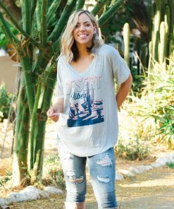 Boutique Simplified Desert Vibes Graphic Tee