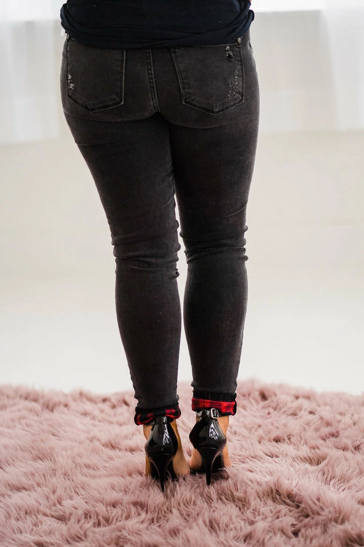 No Ship Drop Ship Judy Blue Buffalo Plaid Check Mate Jeans Denim 2 No Ship Drop Ship Judy Blue Buffalo Plaid Check Mate Jeans Denim