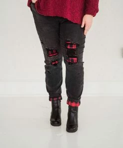 No Ship Drop Ship Judy Blue Buffalo Plaid Check Mate Jeans Denim 8 No Ship Drop Ship Judy Blue Buffalo Plaid Check Mate Jeans Denim