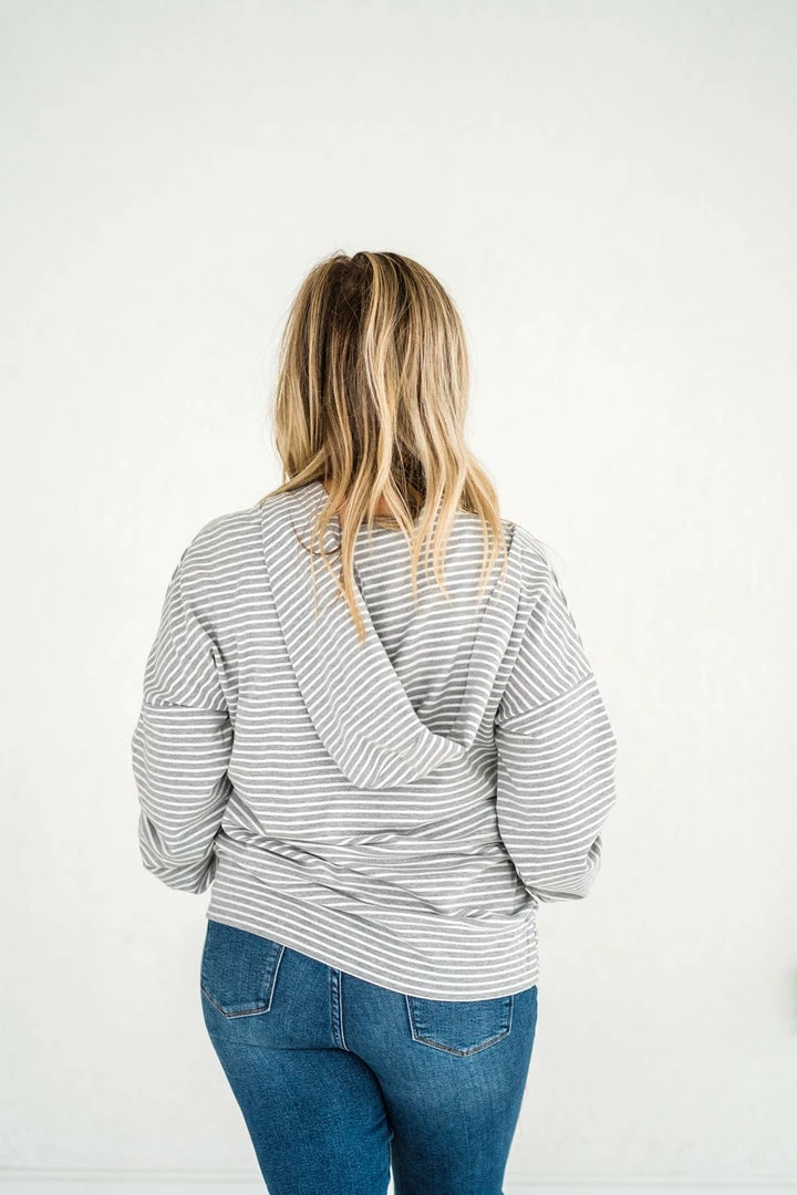 No Ship Drop Ship Plaid About You Hoodie In Gray Stripes 9 No Ship Drop Ship Plaid About You Hoodie In Gray Stripes