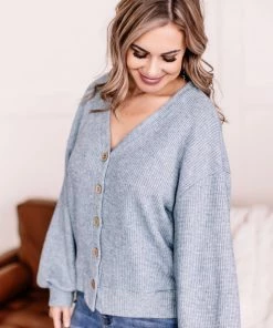 No Ship Drop Ship I'll Make A Note Cardigan In Mariner Apparel