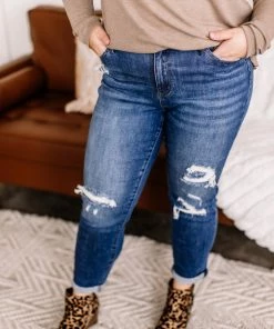 No Ship Drop Ship Some Like It Hot Thermal Patch Boyfriend Judy Blue Jeans Apparel