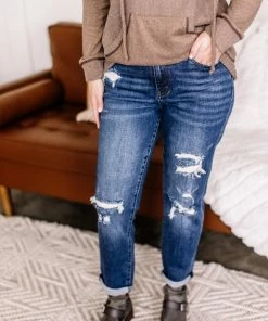 No Ship Drop Ship Some Like It Hot Thermal Patch Boyfriend Judy Blue Jeans (GHG-0) GHG- Shop Singles