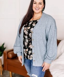 No Ship Drop Ship I'll Make A Note Cardigan In Mariner Apparel