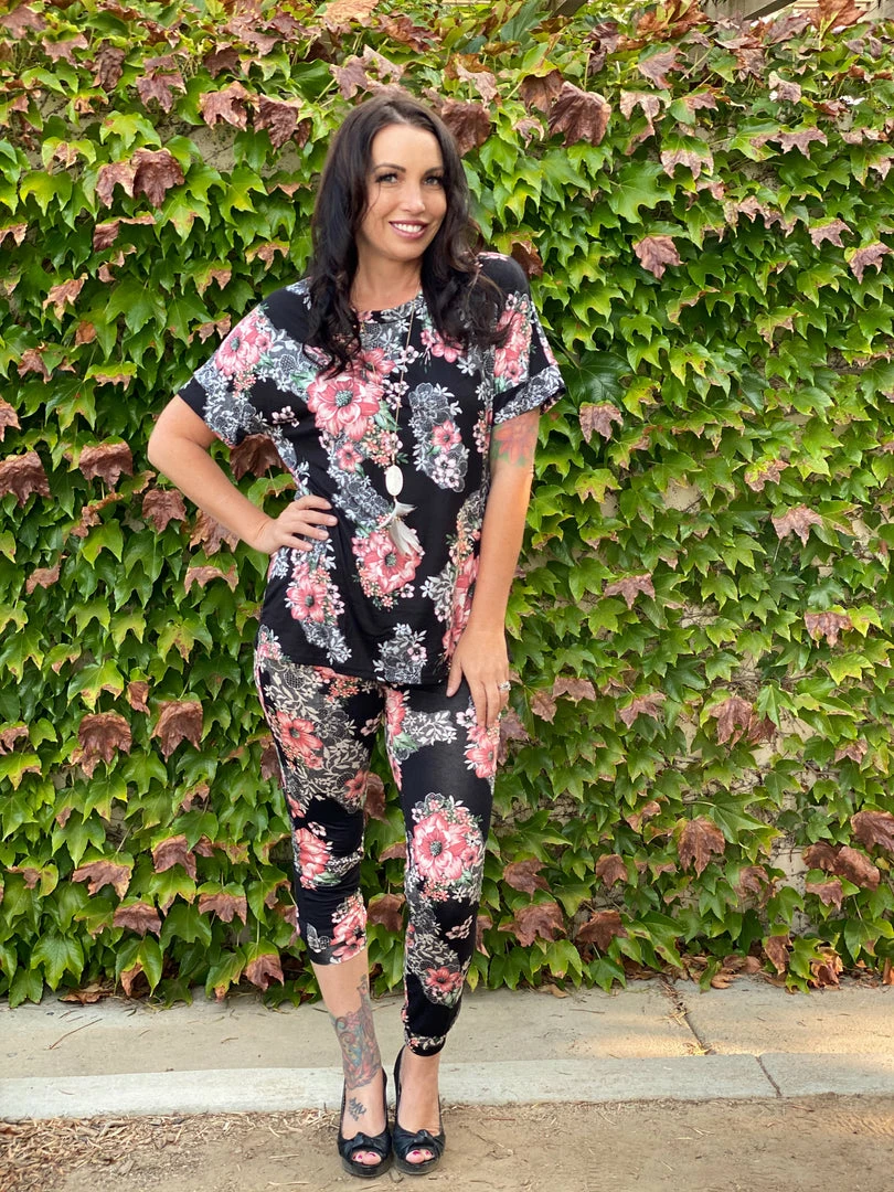 Boutique Simplified Floral Infusion Lounge Set 3 Boutique Simplified Floral Infusion Lounge Set