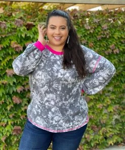 Boutique Simplified Galactic Vibes Long Sleeve Top 10 Boutique Simplified Galactic Vibes Long Sleeve Top