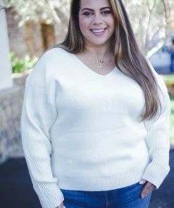 Boutique Simplified Glacier Solid Knit Sweater 7 Boutique Simplified Glacier Solid Knit Sweater