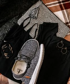 No Ship Drop Ship Apparel Corky's Black Leopard Kayak