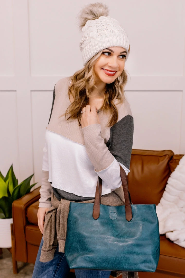 No Ship Drop Ship Peace And Love Thermal Color Block Top 6 No Ship Drop Ship Peace And Love Thermal Color Block Top