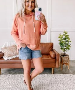 No Ship Drop Ship Hint Of Spring Hoodie In Sorbet (GHG-S) GHG- Shop Singles