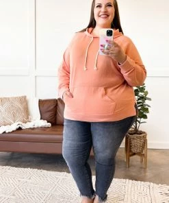 No Ship Drop Ship Hint Of Spring Hoodie In Sorbet (GHG-S) GHG- Shop Singles