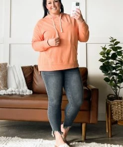 No Ship Drop Ship Hint Of Spring Hoodie In Sorbet (GHG-S) GHG- Shop Singles