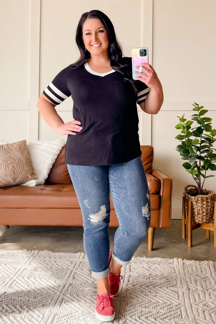 No Ship Drop Ship The Winning Team Top In Black & White (GHG-S) 2 No Ship Drop Ship The Winning Team Top In Black & White (GHG-S)