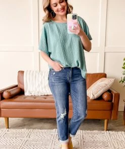 No Ship Drop Ship Ripples On The Water Cable Knit Top Apparel