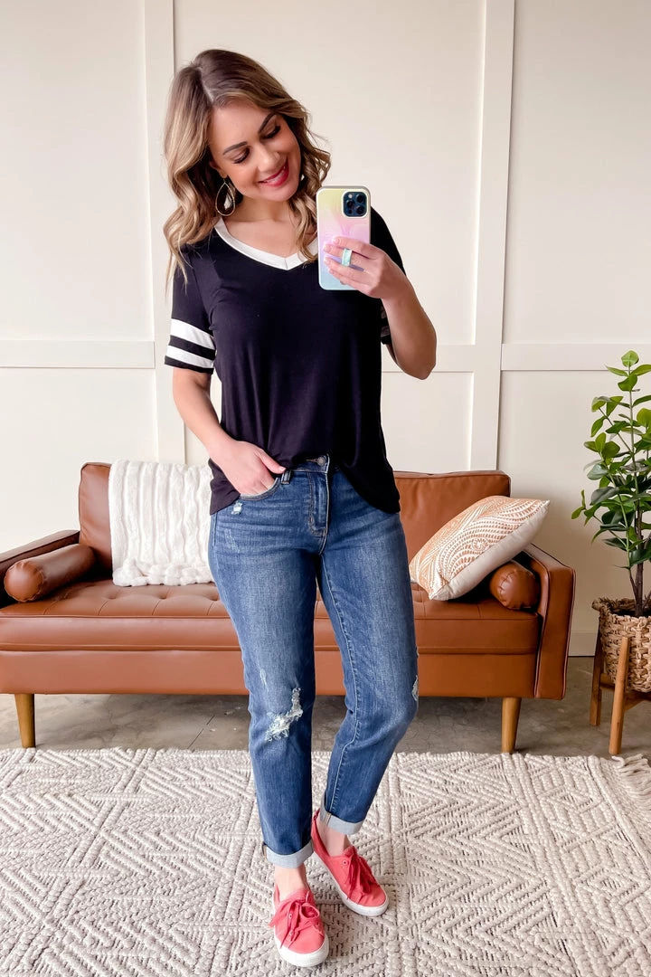 No Ship Drop Ship The Winning Team Top In Black & White (GHG-S) 8 No Ship Drop Ship The Winning Team Top In Black & White (GHG-S)