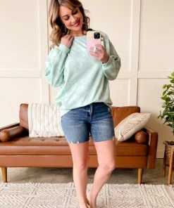 No Ship Drop Ship GHG- Shop Singles The Thighs Have It Judy Blue Thigh Shorts (GHG-S)