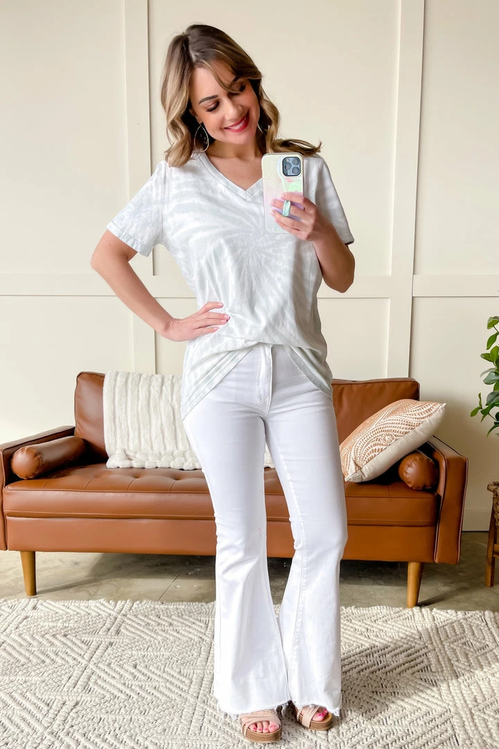 No Ship Drop Ship Apparel Spiral Out Bleach Tee In Light Sage 5 No Ship Drop Ship Apparel Spiral Out Bleach Tee In Light Sage