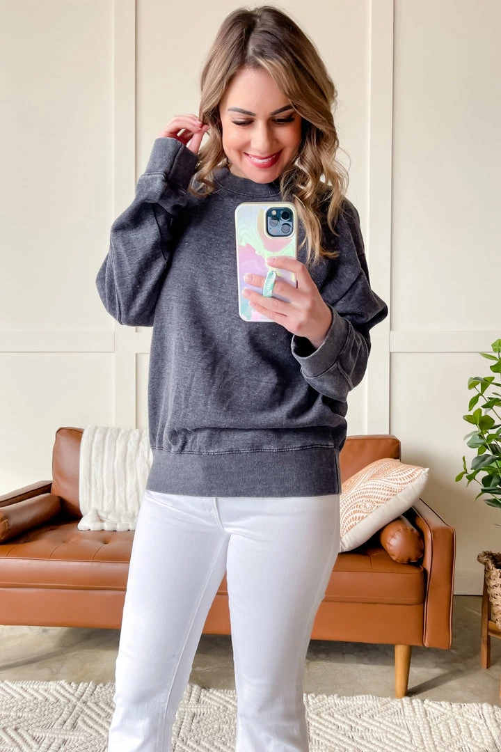 No Ship Drop Ship Drop The Subject Sweatshirt In Charcoal 4 No Ship Drop Ship Drop The Subject Sweatshirt In Charcoal