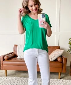 No Ship Drop Ship Pocketful Of Basics In Kelly Green 11 No Ship Drop Ship Pocketful Of Basics In Kelly Green