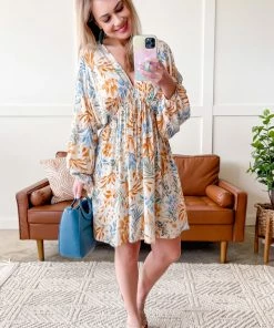 No Ship Drop Ship Cry Pretty Babydoll Floral Dress