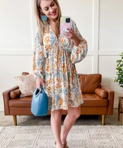 No Ship Drop Ship Cry Pretty Babydoll Floral Dress