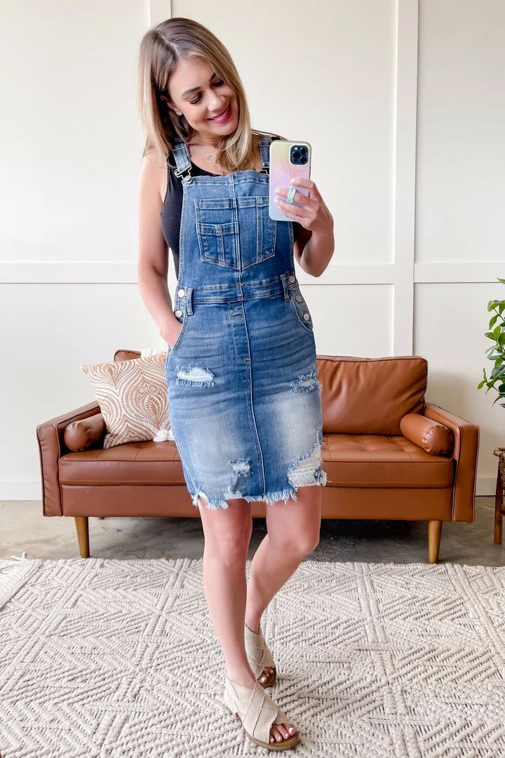 No Ship Drop Ship Over The Top Overall Dress By Risen 2 No Ship Drop Ship Over The Top Overall Dress By Risen