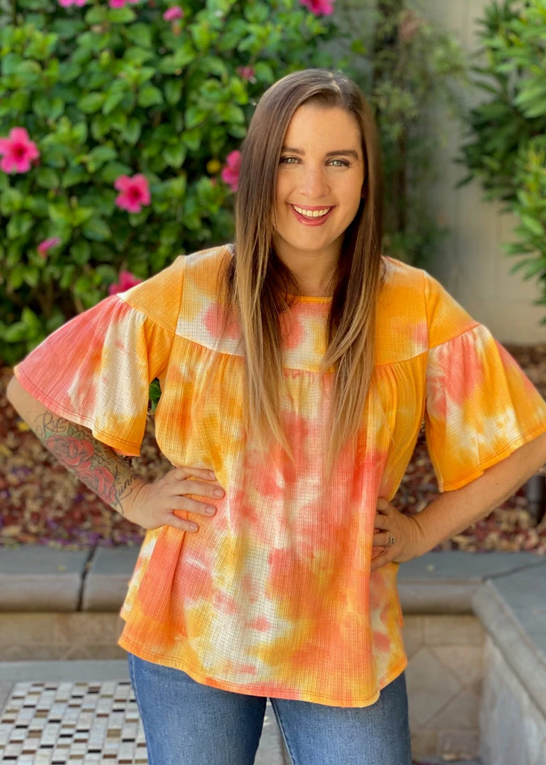 Boutique Simplified Ray Of Sunshine Ruffle Short Sleeve Top 5 Boutique Simplified Ray Of Sunshine Ruffle Short Sleeve Top
