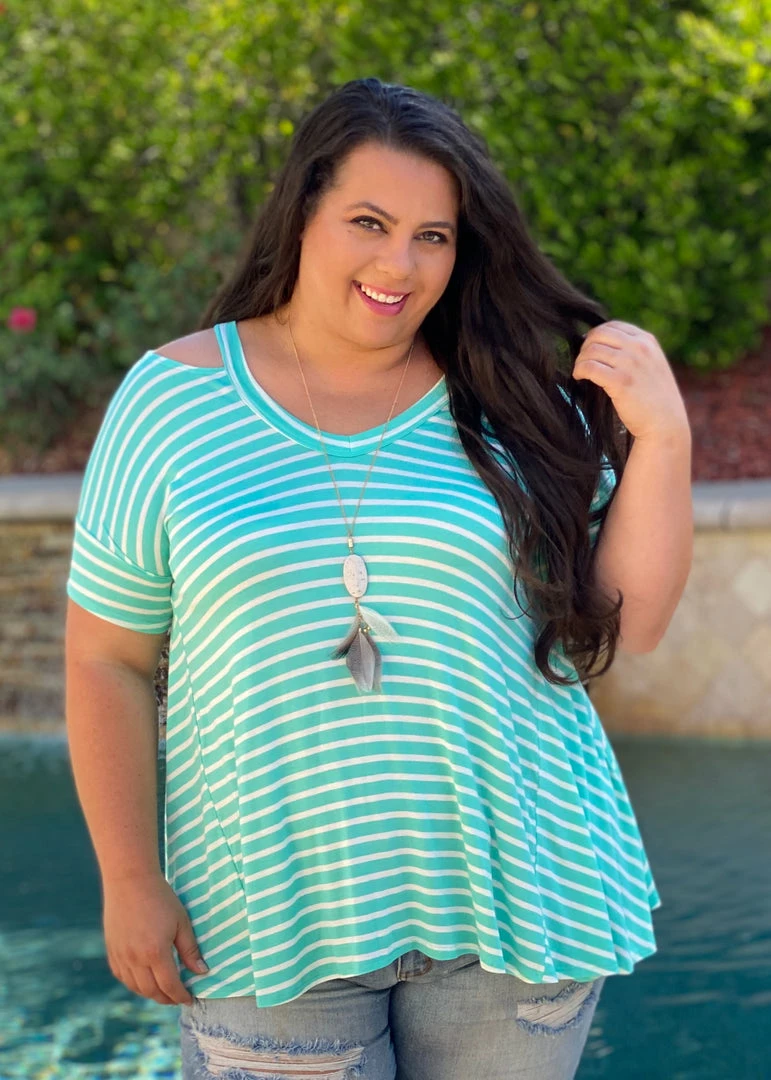 Boutique Simplified Minty Fresh Loose Fit Top 1 Boutique Simplified Minty Fresh Loose Fit Top