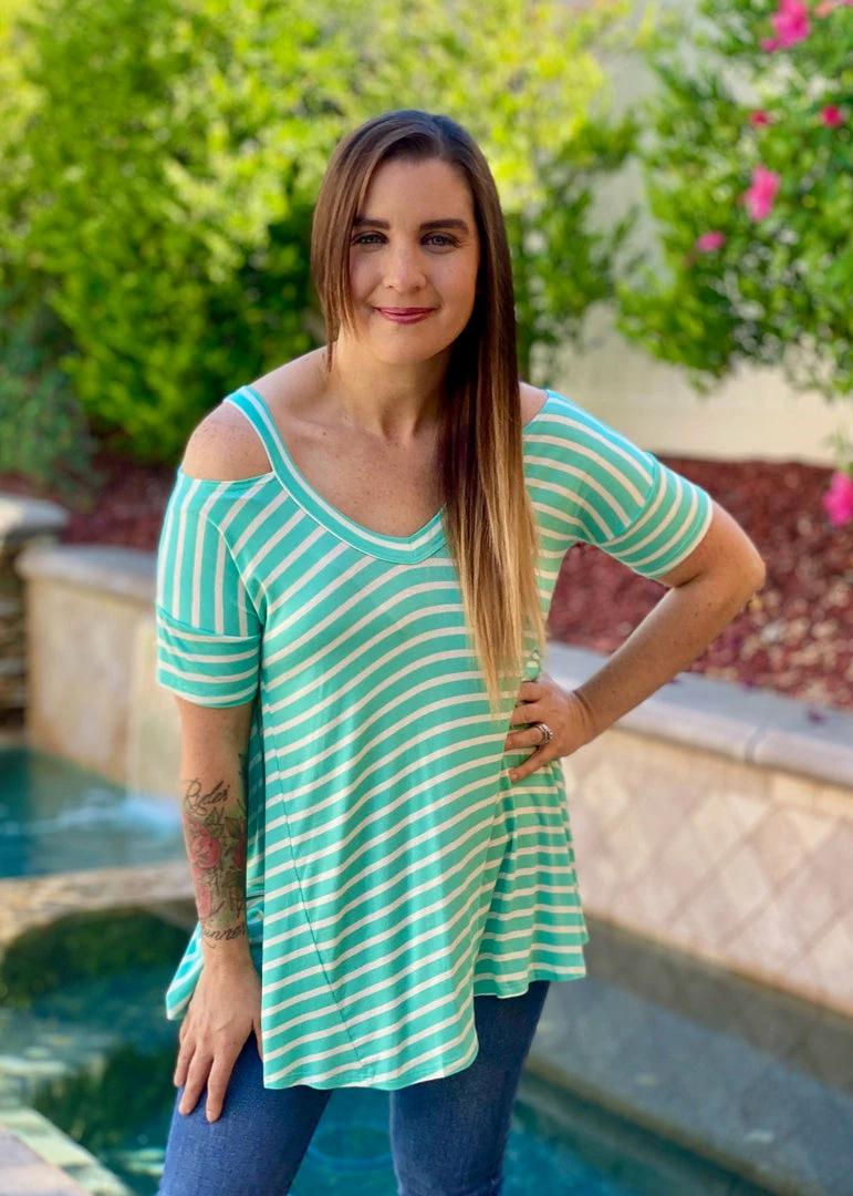 Boutique Simplified Minty Fresh Loose Fit Top 4 Boutique Simplified Minty Fresh Loose Fit Top