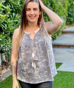 Boutique Simplified Smokey Skies Sleeveless Top 10 Boutique Simplified Smokey Skies Sleeveless Top