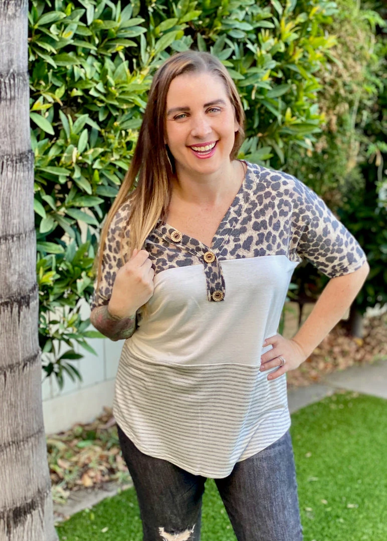 Boutique Simplified Live Above It All Short Sleeve Top 3 Boutique Simplified Live Above It All Short Sleeve Top