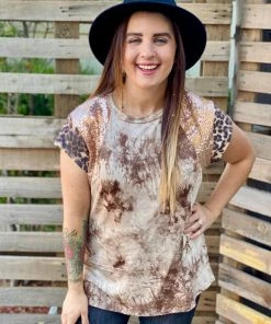 Boutique Simplified Glimmer Of Hope Short Sleeve Top