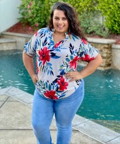 Boutique Simplified Paradise Dreams Mandarin Collar Top 13 Boutique Simplified Paradise Dreams Mandarin Collar Top