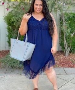 Boutique Simplified Tooling In Floral All In One Dress In Navy