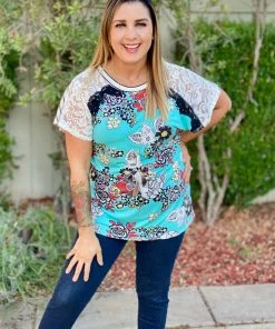Boutique Simplified All Mixed Up Lace Tunic Top 13 Boutique Simplified All Mixed Up Lace Tunic Top