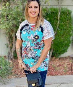 Boutique Simplified All Mixed Up Lace Tunic Top 14 Boutique Simplified All Mixed Up Lace Tunic Top