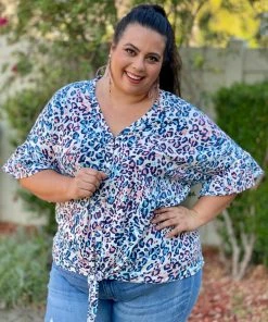 Boutique Simplified Springfree Bell Sleeve Top