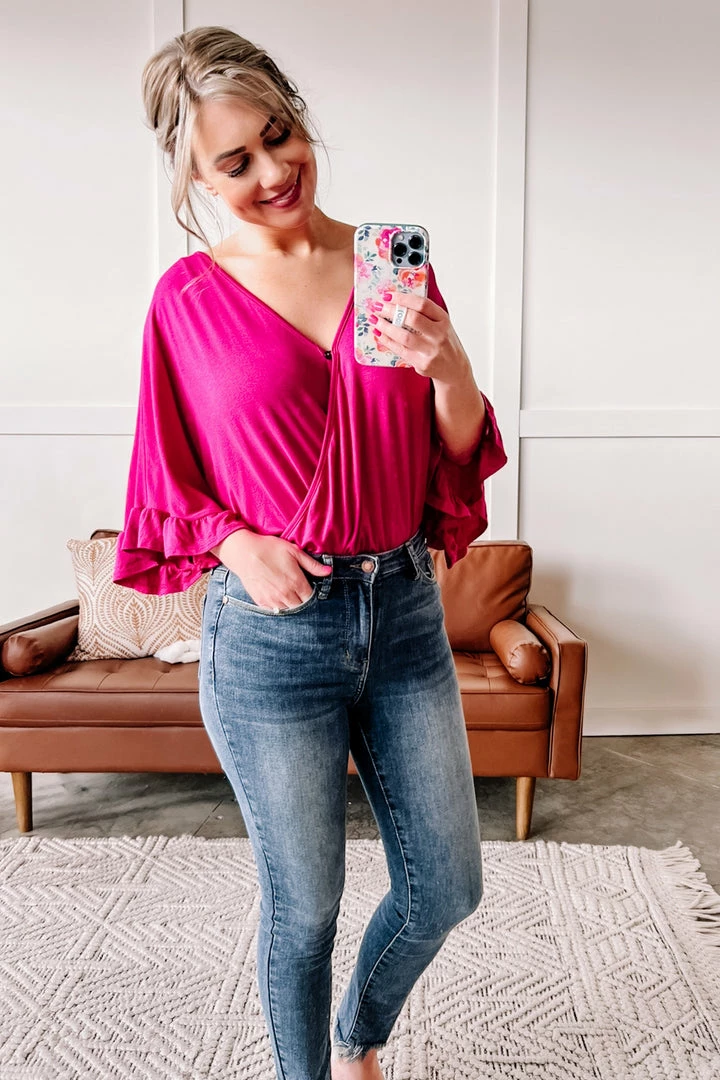 No Ship Drop Ship Let's Get Loud Bodysuit In Magenta Apparel 9 No Ship Drop Ship Let's Get Loud Bodysuit In Magenta Apparel