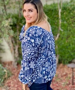 Boutique Simplified Bandana Bliss Boxy Top 13 Boutique Simplified Bandana Bliss Boxy Top