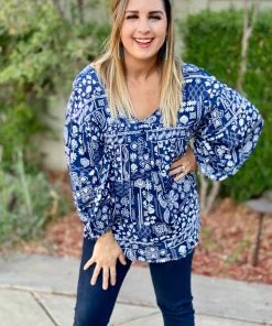 Boutique Simplified Bandana Bliss Boxy Top 14 Boutique Simplified Bandana Bliss Boxy Top