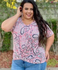 Boutique Simplified Perfectly Paisley Twist Top 12 Boutique Simplified Perfectly Paisley Twist Top