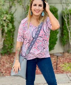 Boutique Simplified Perfectly Paisley Twist Top 10 Boutique Simplified Perfectly Paisley Twist Top