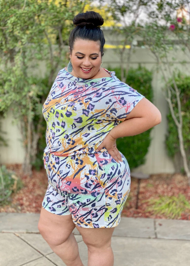 Boutique Simplified Lisa Frankie Romper 8 Boutique Simplified Lisa Frankie Romper