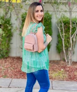 Boutique Simplified Open Pastures Shirred Woven Top 15 Boutique Simplified Open Pastures Shirred Woven Top