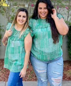 Boutique Simplified Open Pastures Shirred Woven Top 16 Boutique Simplified Open Pastures Shirred Woven Top