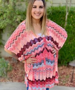 Boutique Simplified Beachy Waves Loose Fit Poncho 13 Boutique Simplified Beachy Waves Loose Fit Poncho