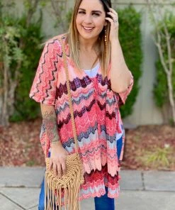 Boutique Simplified Beachy Waves Loose Fit Poncho 11 Boutique Simplified Beachy Waves Loose Fit Poncho