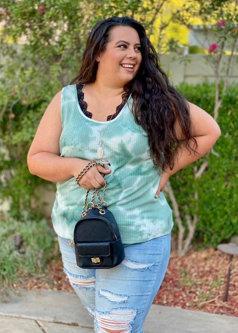 Boutique Simplified How Far I'll Go Lace Trim Tank 3 Boutique Simplified How Far I'll Go Lace Trim Tank